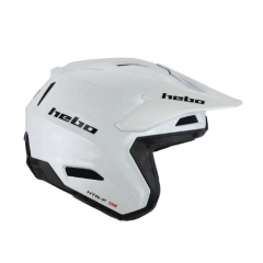 Hebo Trialhjelm -  ZONE PRO MONOCOLOR - Hvit