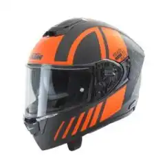 KTM helhjelm med integrert solvisir